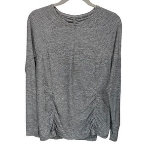 Athleta Gray Long Sleeve Top